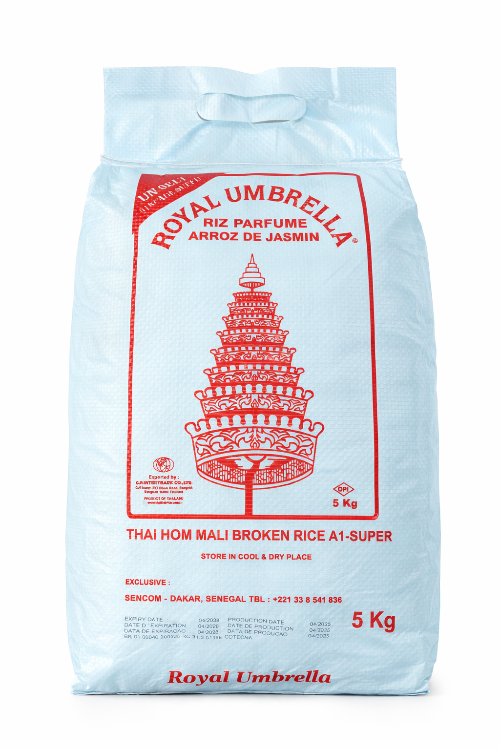 Riz Parfumé Umbrella Brisé Sac 5kg - Epicerie Salée-Cuisine| Supermarche Dakar-Senegal